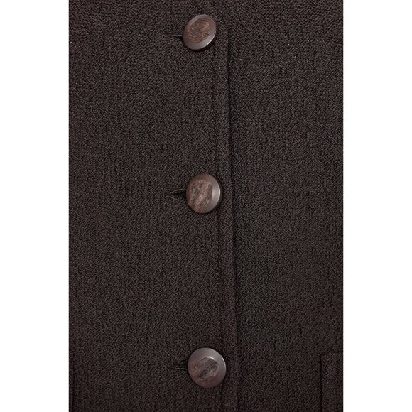 St. John Knits 3-Button Jacket in Dark Brown sz 16 - Picture 5 of 9